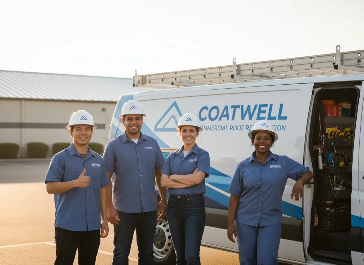 Commercial roof coating company in Holly, MI